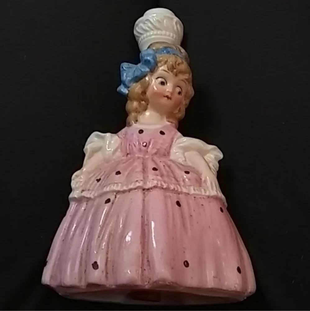Vintage Figural Girl Flower Vase | EUC | Germany